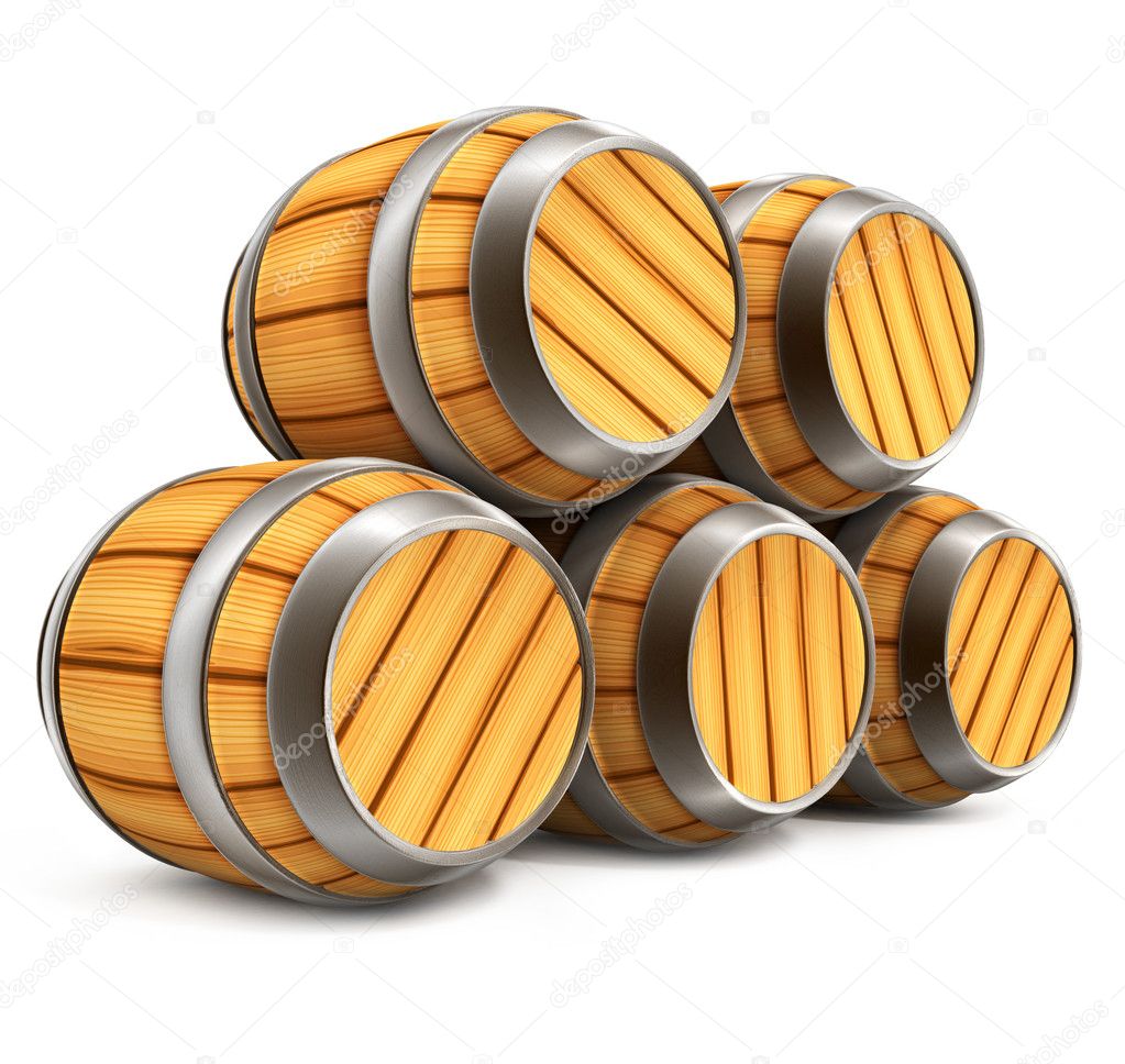 Wooden Barrels for Beer and Wine