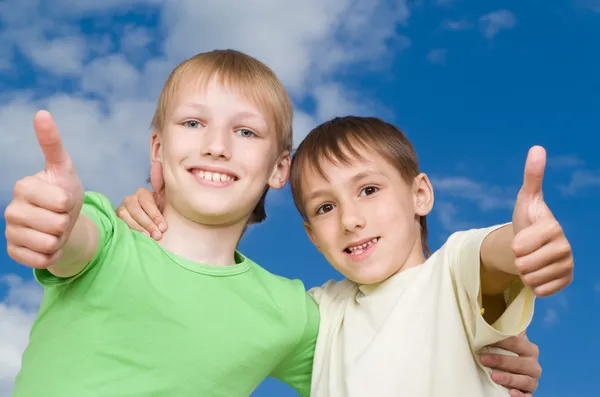 Two happy brothers y — Stock Photo #5512353