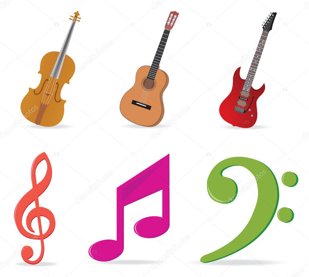 Vector Music Symbols All