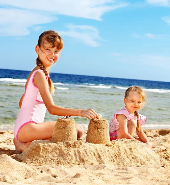 Playing At Beach