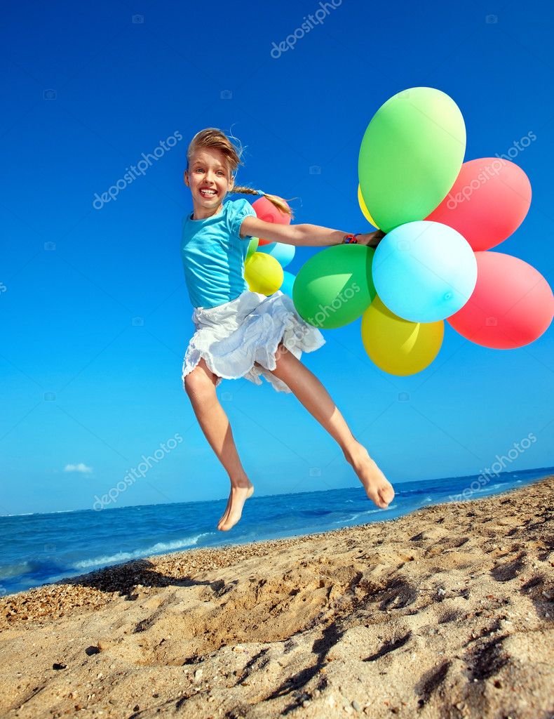 Children With Balloons