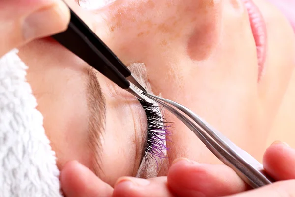 Lashmaking process, eyelash extension