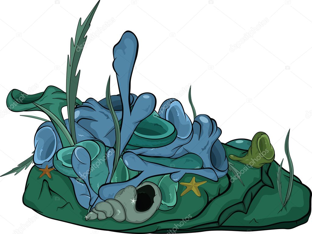 Sea Plants Cartoon