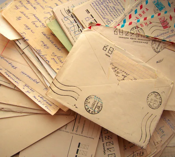 Pile of old letters