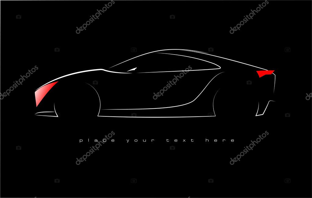 Black Background Cars