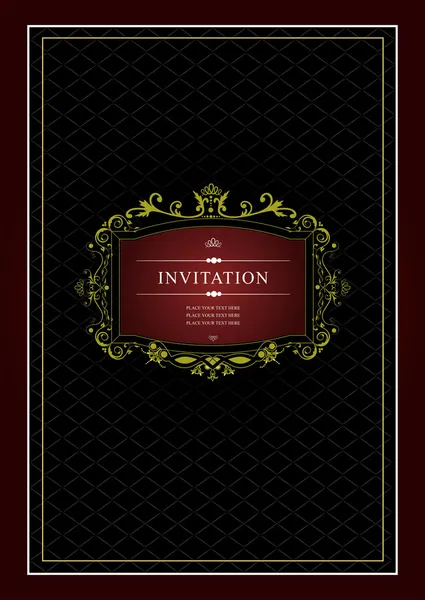 Invitation vintage card Wedding or Valentine s Day Vector illu by Leonid 