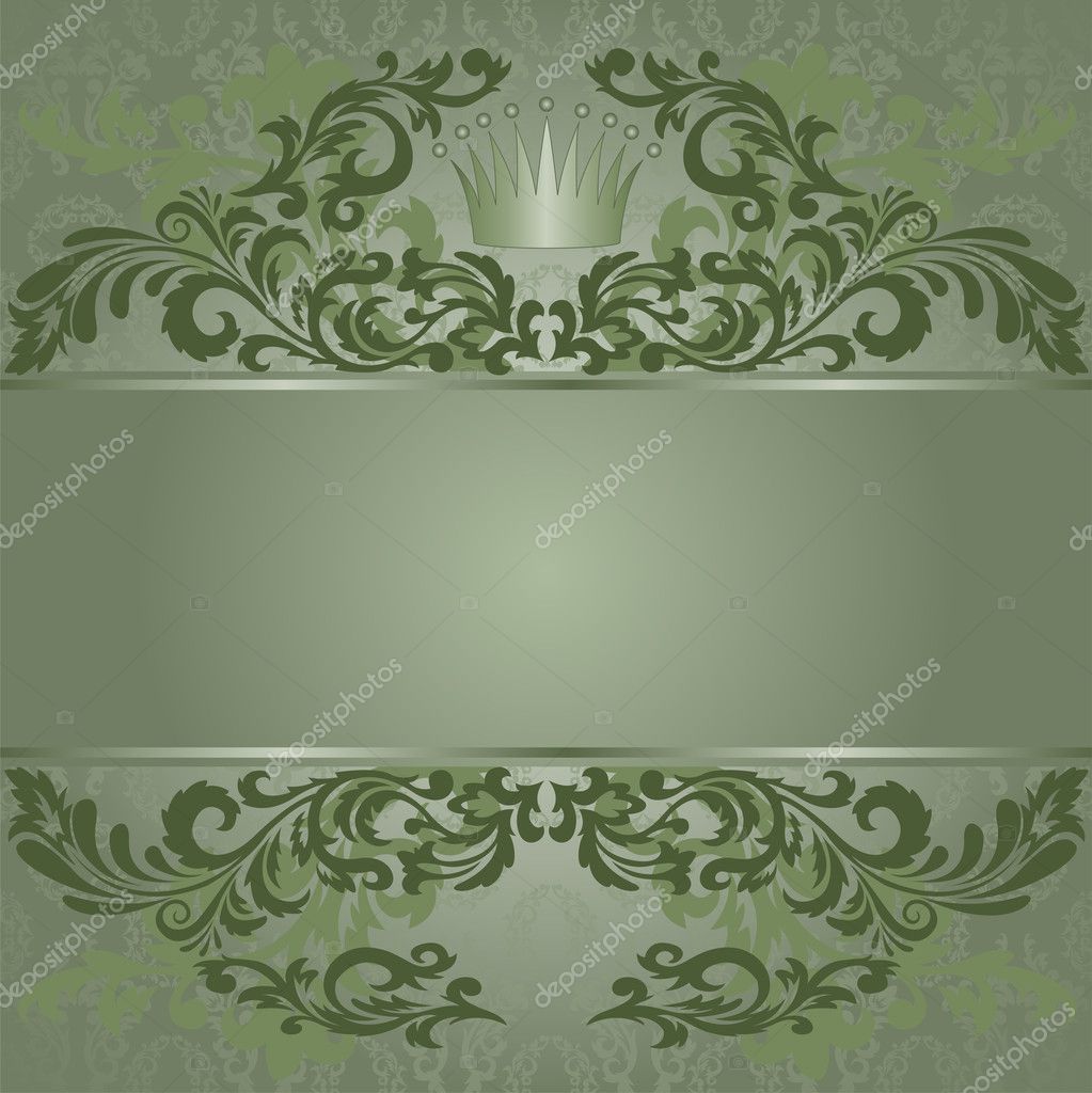 Vintage Green Background