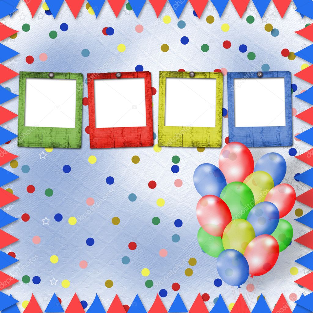 Background With Balloons