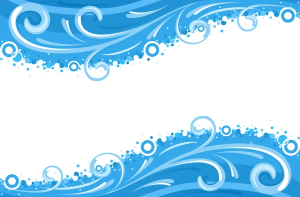 Water Vector Free on Water Waves Borders   Stock Vector    Eireann  5960674