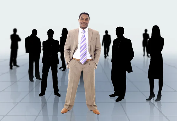 Business man and his team — Stock Photo #5574824
