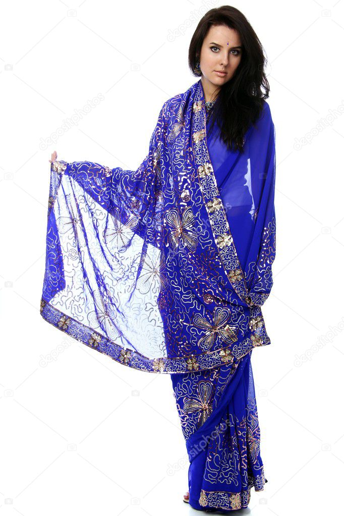 Woman With Sari