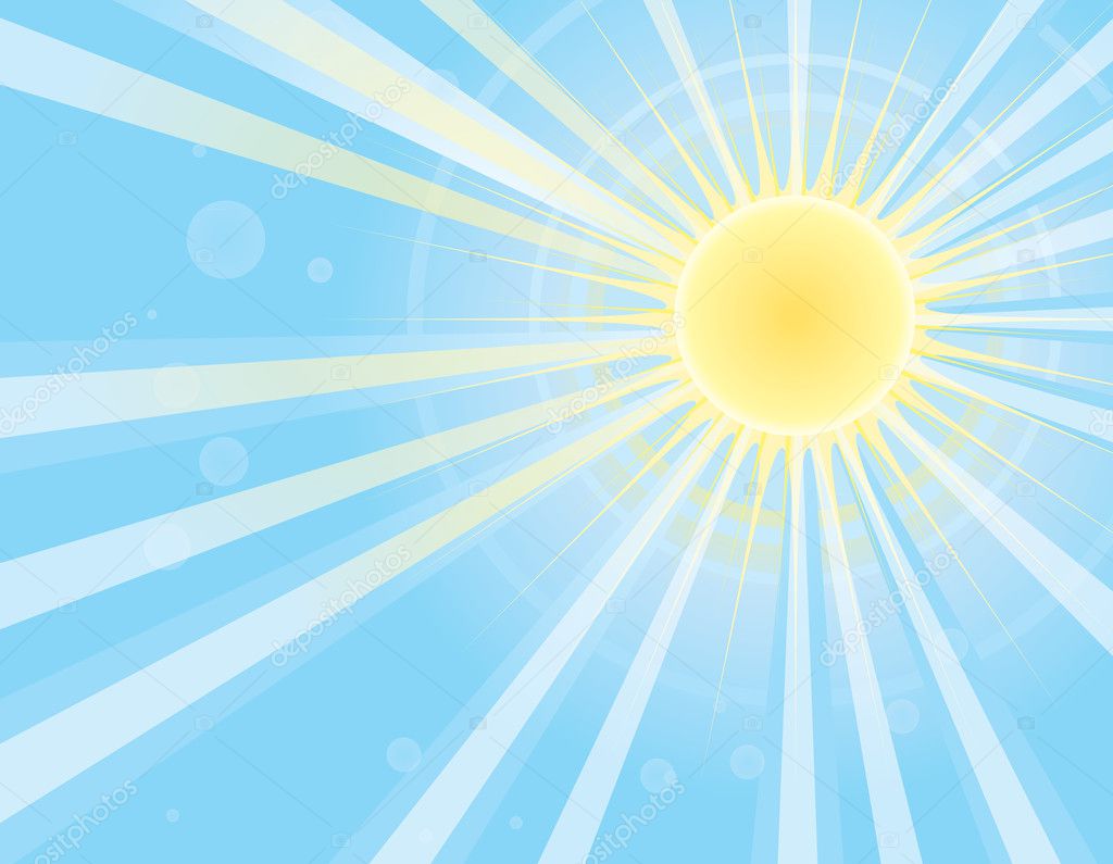 sun ray illustration