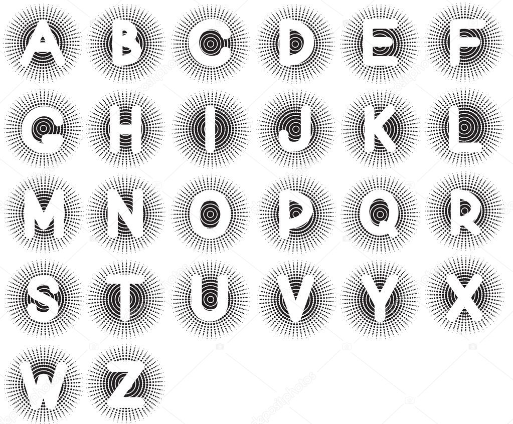 alphabet in english