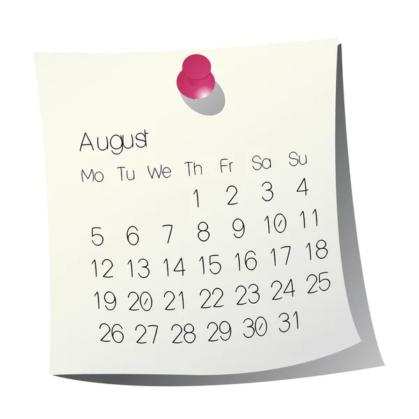 August 2013 Calendar on 2013 August Calendar   Stock Vector    Laschon Richard  6135373