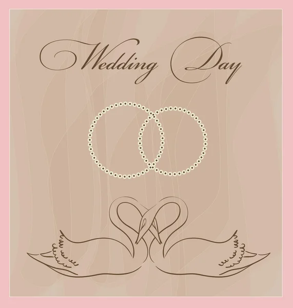 Wedding invitation template by Ghenadie Pascari Stock Vector