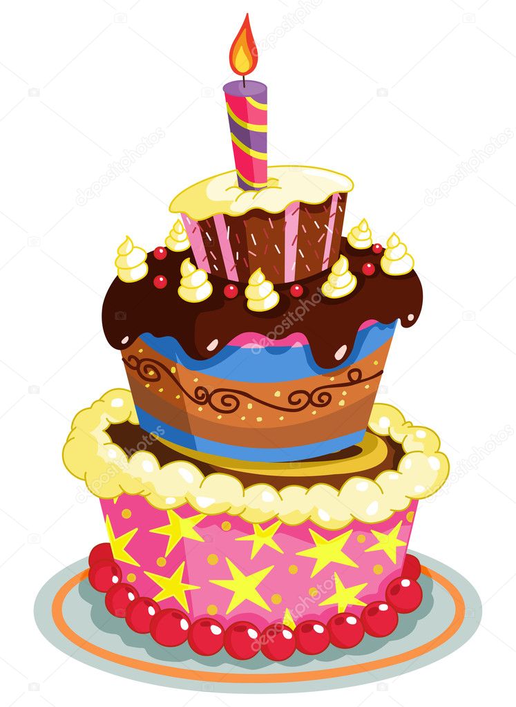 clipart tort urodzinowy - photo #13