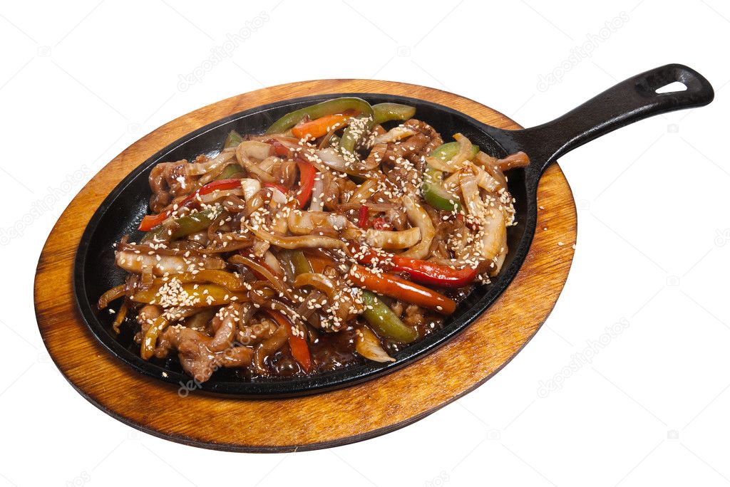 Мясная сковородка рецепт