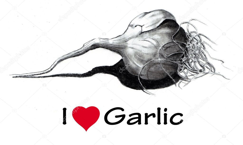garlic heart