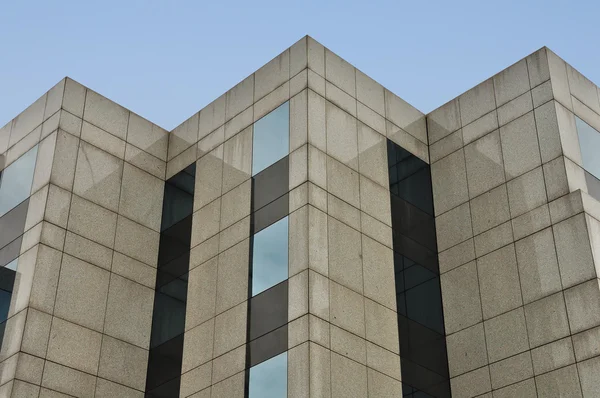 Modern building facade corners