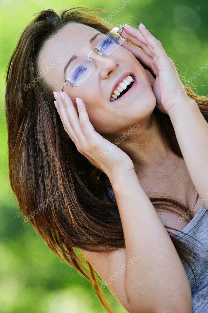 Girl Wearing Green