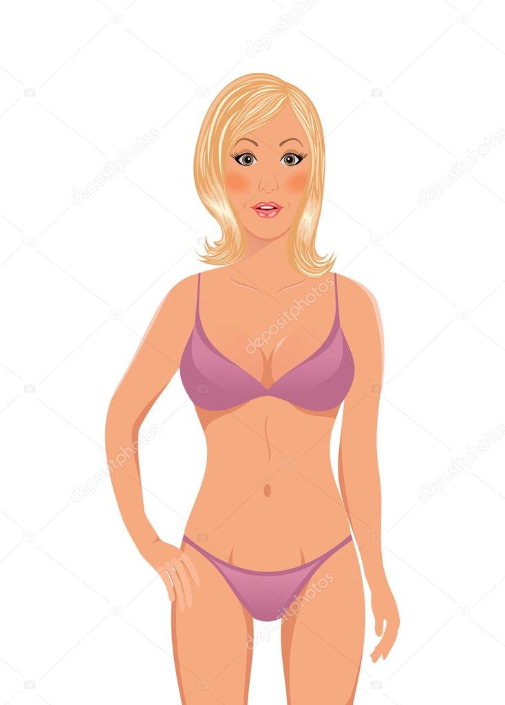 beautiful woman bikini vector beautiful woman bikini vector