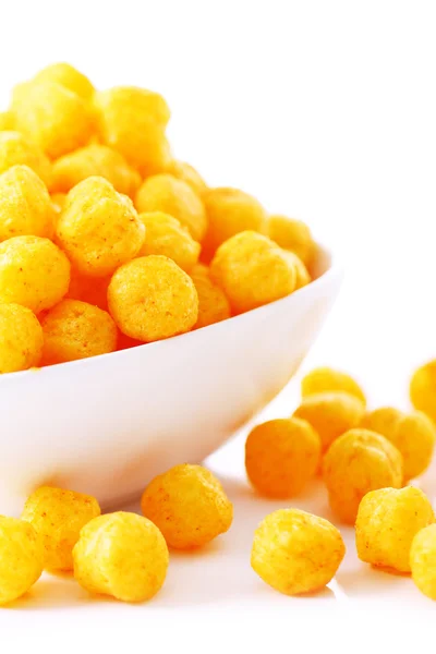 Cheese balls in the bowl