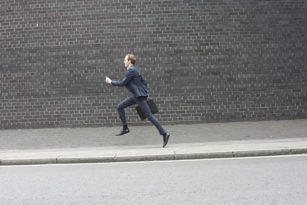Business man running