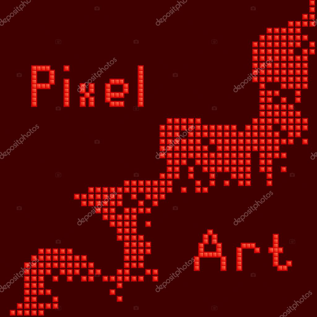 abstract pixel