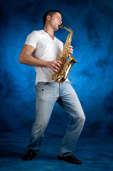 Man with sax