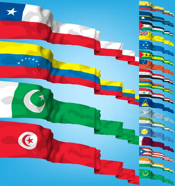 World+flags+vector+free+download