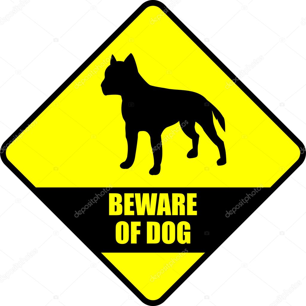 Caution Dog