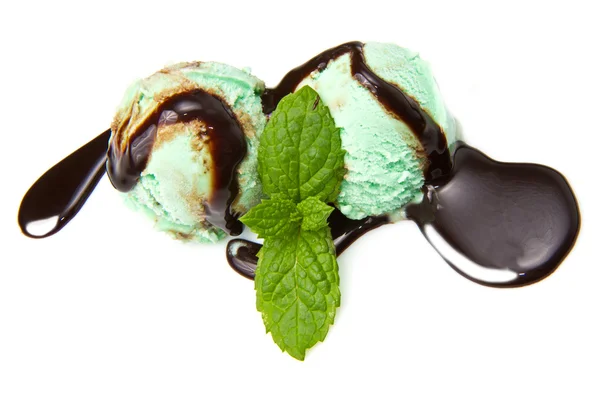 mint ice cream. Stock Photo: Mint ice cream