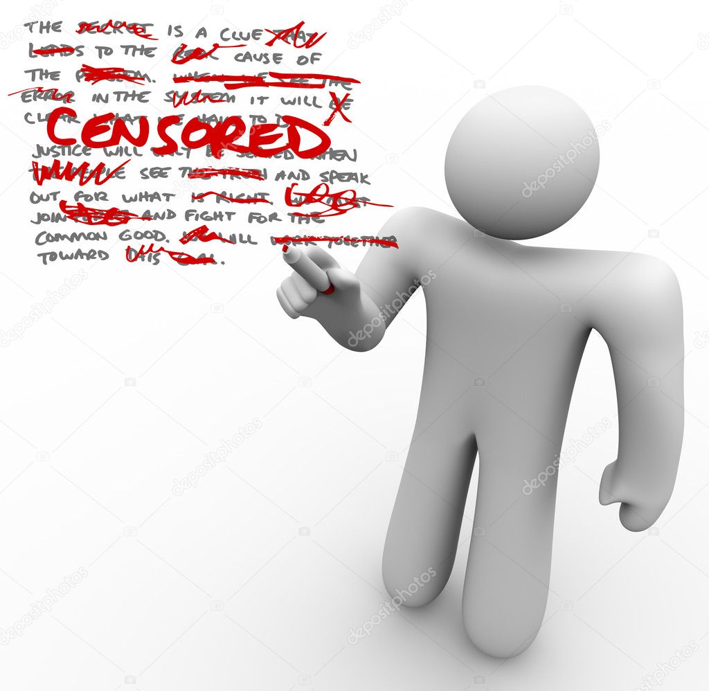censorship we must not restrict speech censorship we must not restrict speech