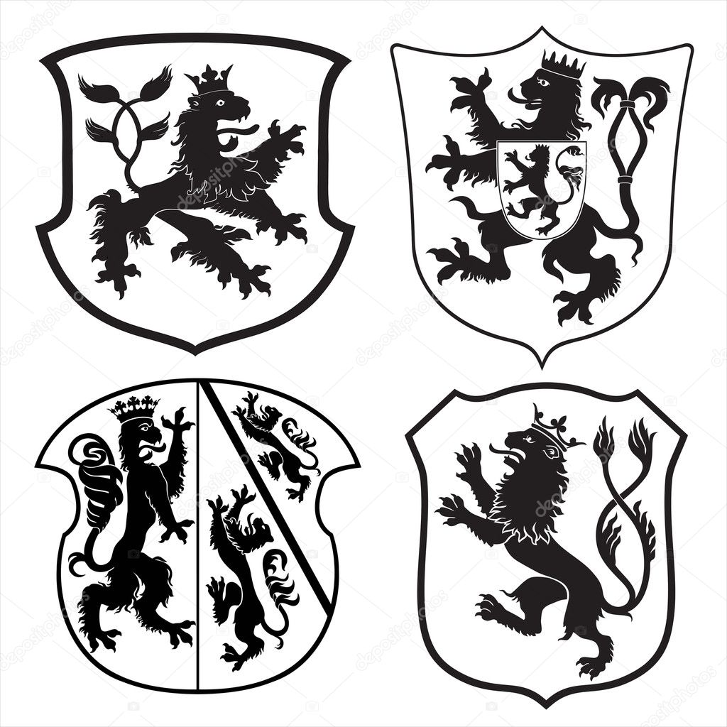 lion shield crest