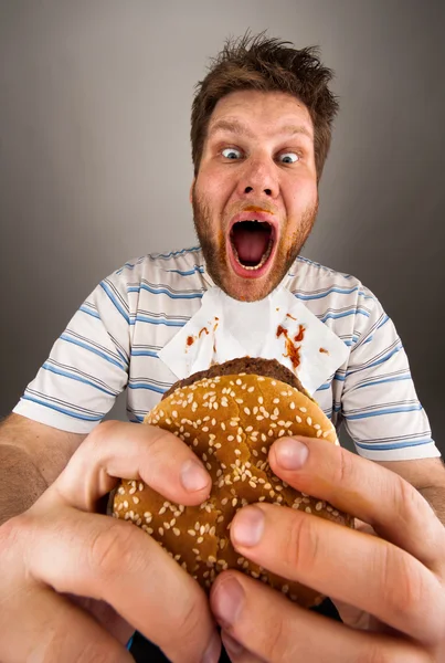 Man With Burger