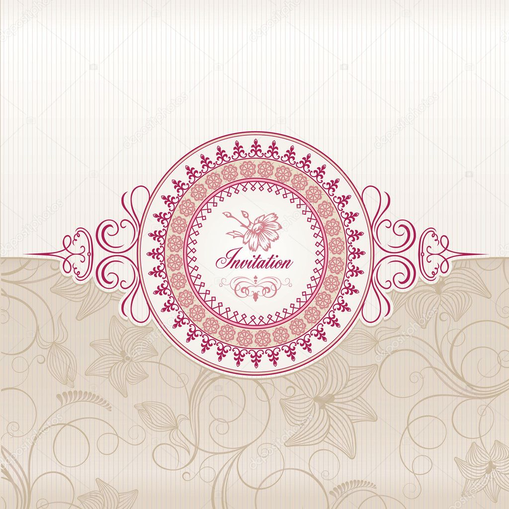 hindu wedding card template
