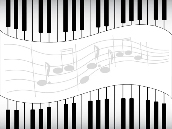 Black-white musical notes