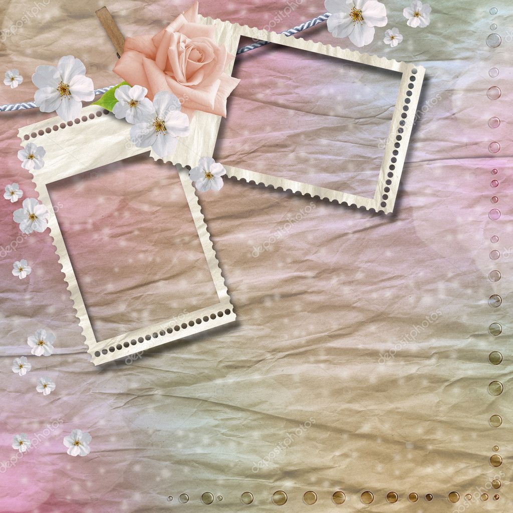 stampframes and flowers