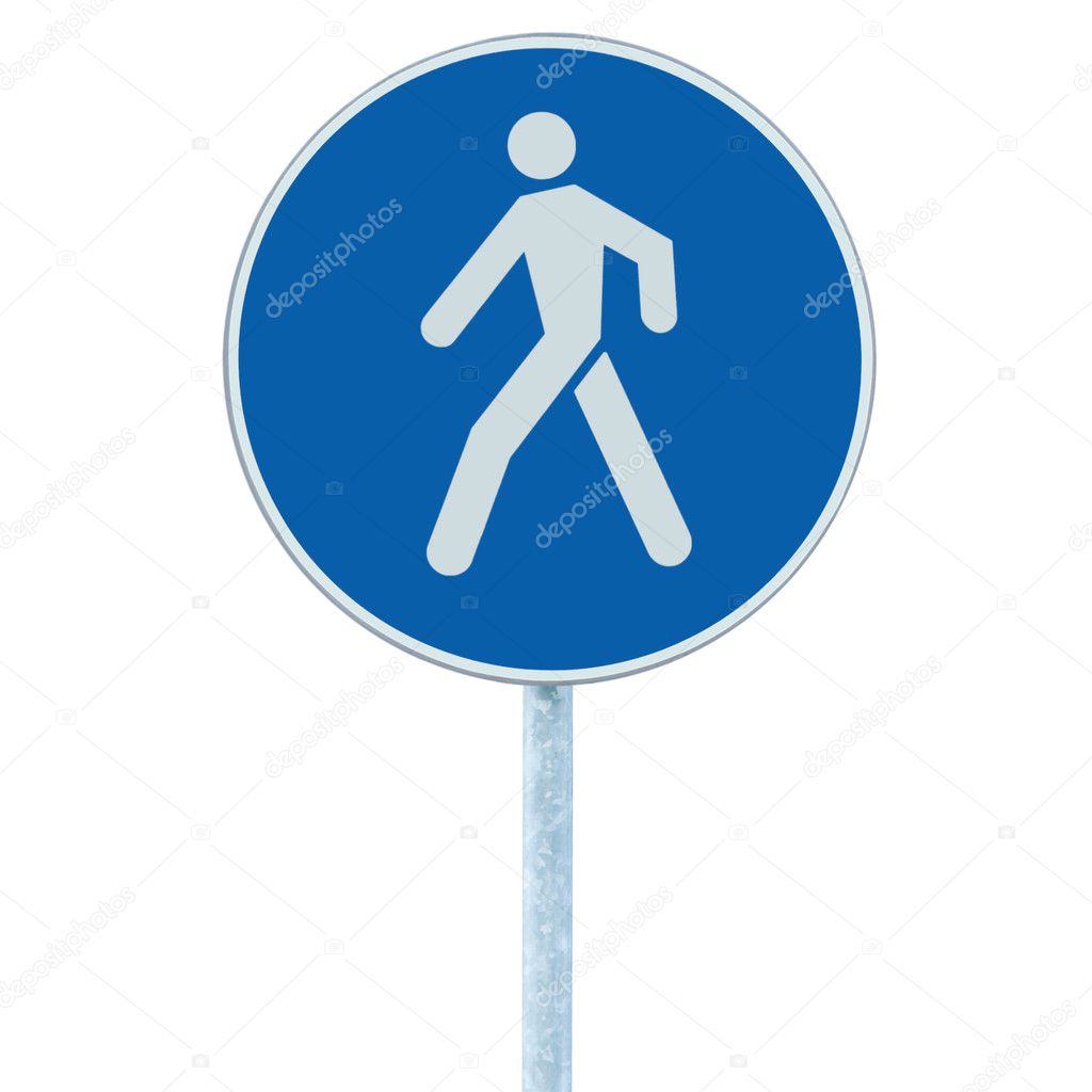 Pedestrian Walk Sign