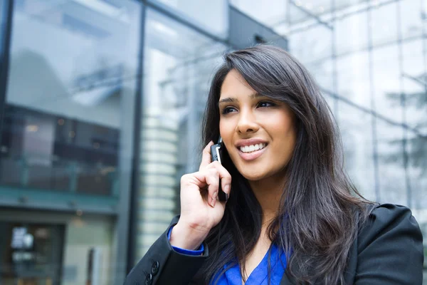 Indian businesswoman on the phone