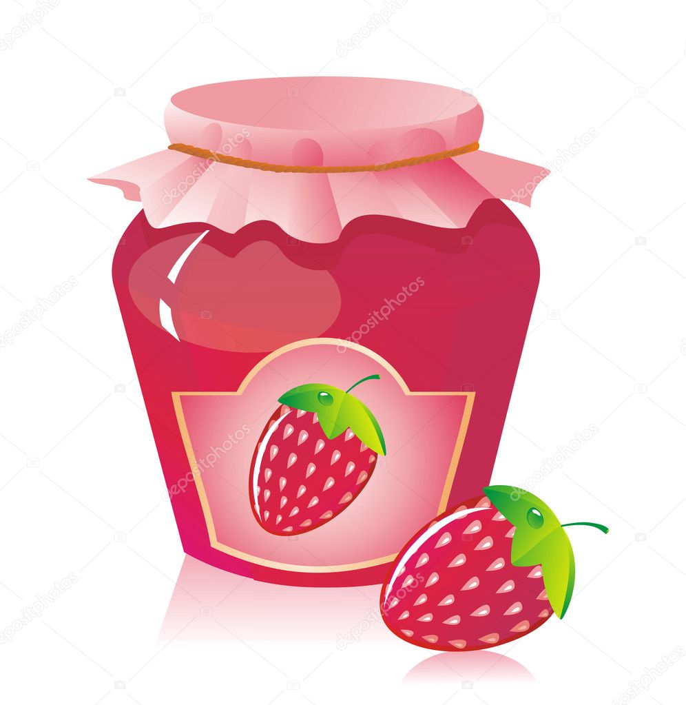 clipart strawberry jam - photo #23
