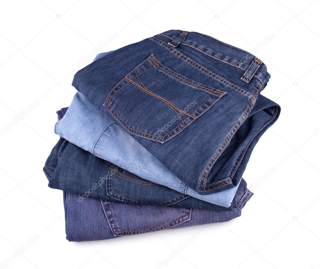 Clip art stack of jeans