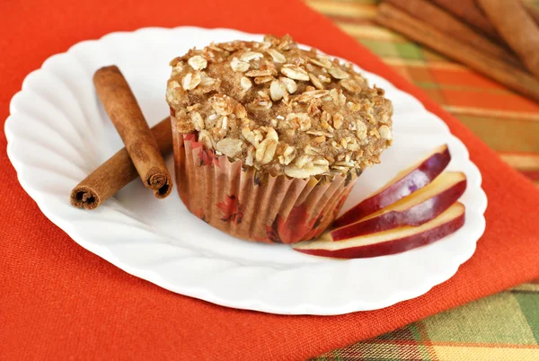 Apple Cinnamon Muffin topped with Granola