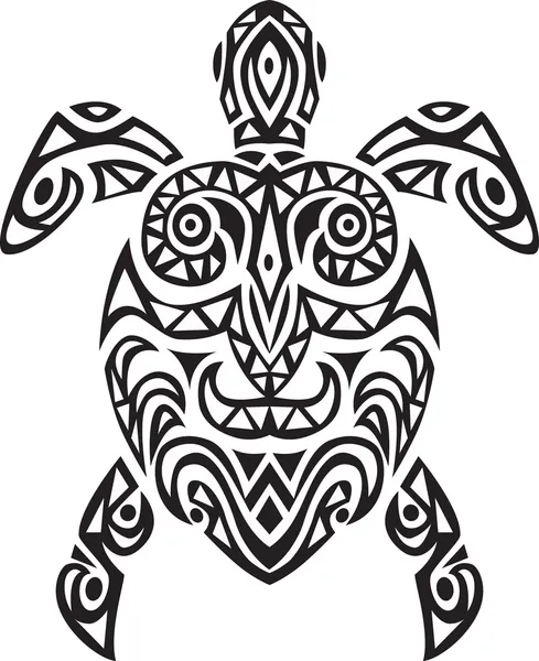 Tribal Tattoos Turtles. Stock Vector: Turtle tribal