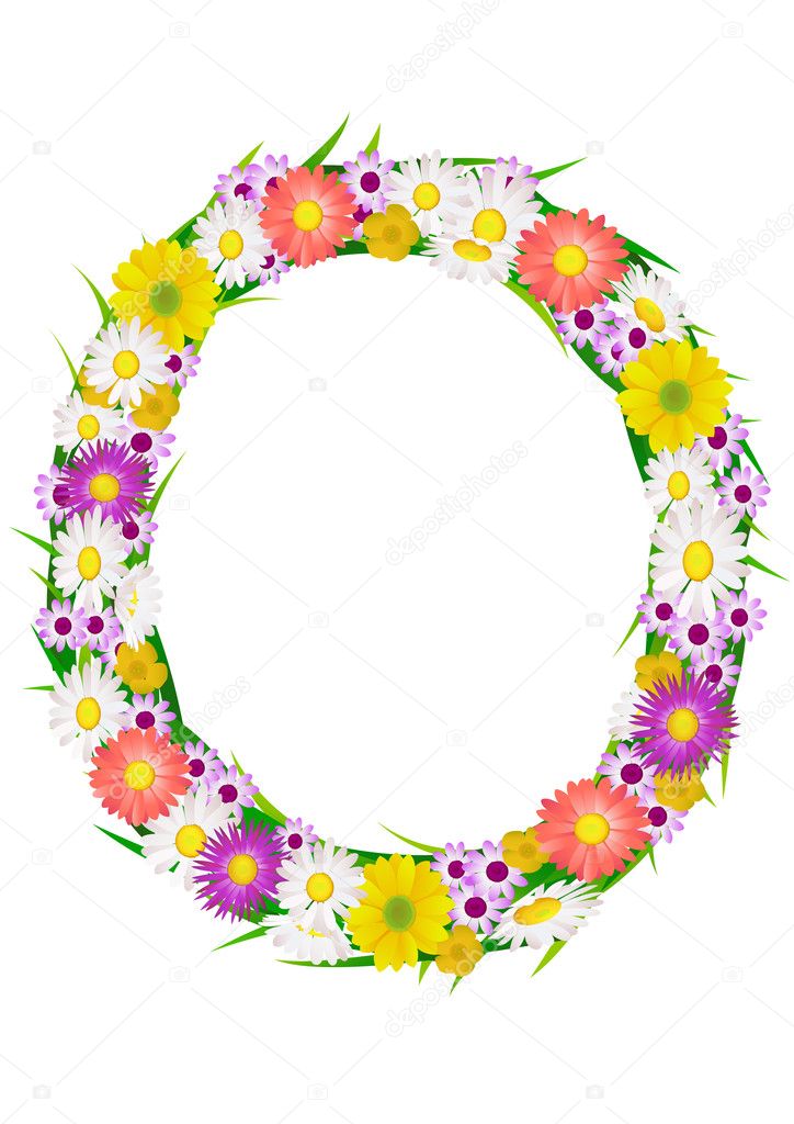 flower frame background