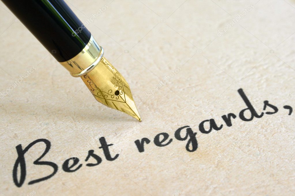 Best Regards Stock Photo Alexskopje 6369876