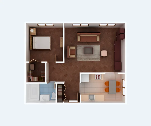 apartment floor plans with dimensions. Home apartment floor plan.