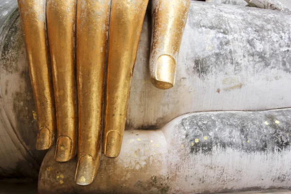 Big buddhas golden fingers sukhothai