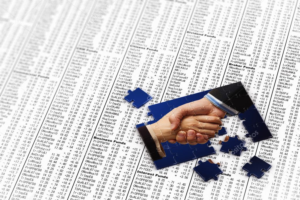 Company with stock options crossword