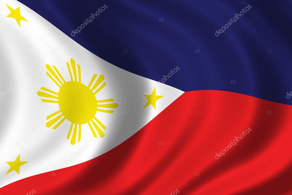 waving philippine flag